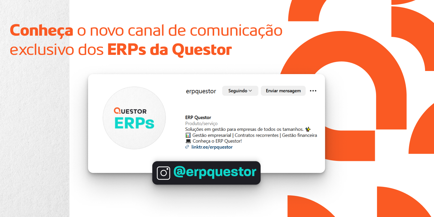 Novo canal de comunicação dos ERP's da Questor